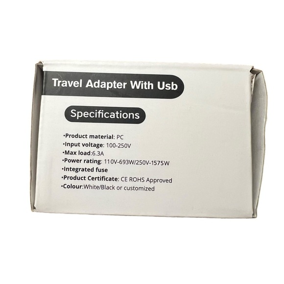 Travel Adapter with USB - Picture 2 of 5